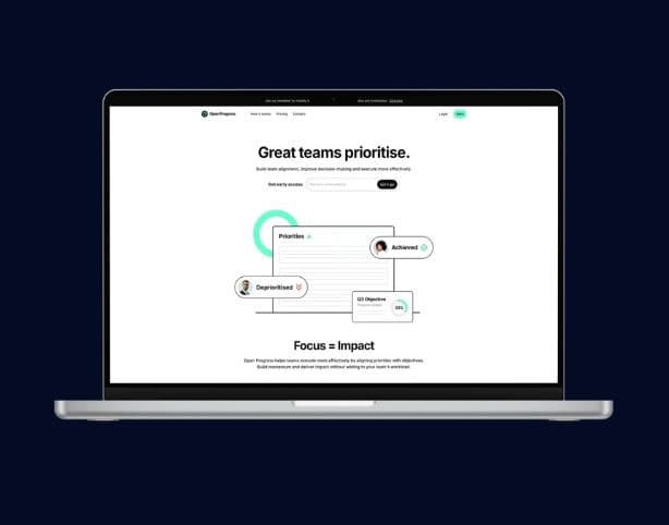 Open Progress product screenshot